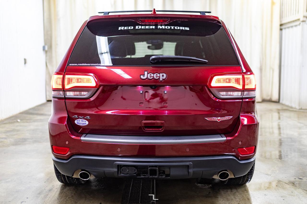 2017 Jeep Grand Cherokee 4x4 Trailhawk Leather Roof Nav Red Deer AB