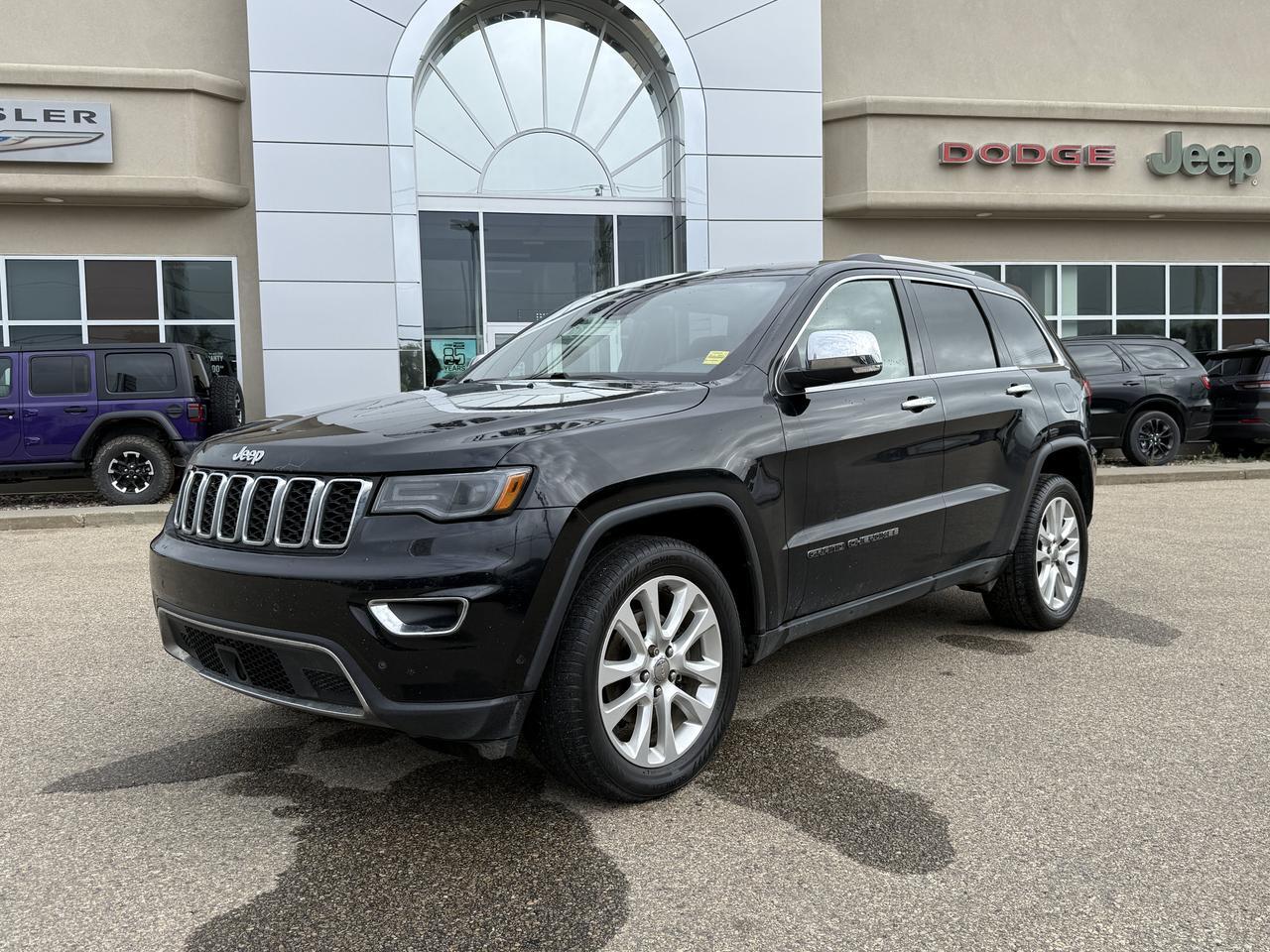 2017 Jeep Grand Cherokee Limited 4WD SUV | V6 Engine | Nappa Leather | Heated Vented | Power Liftgate | Backup Camera Redwater AB