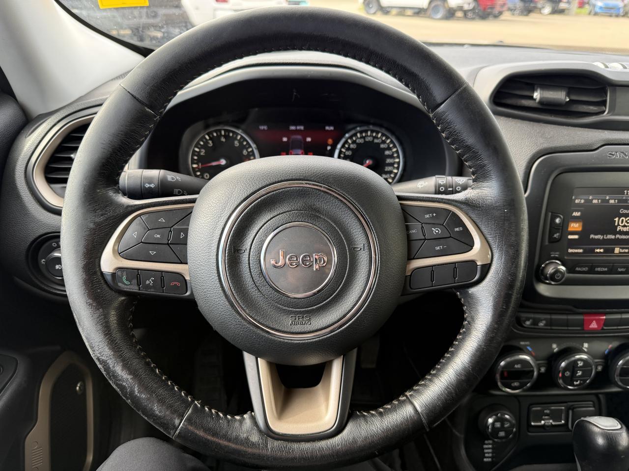 2017 Jeep Renegade Deserthawk 4WD | Mojave Sand | BeatsAudio Premium Sound | Backup Camera | Towing Pkg | Keyless Entry Redwater AB