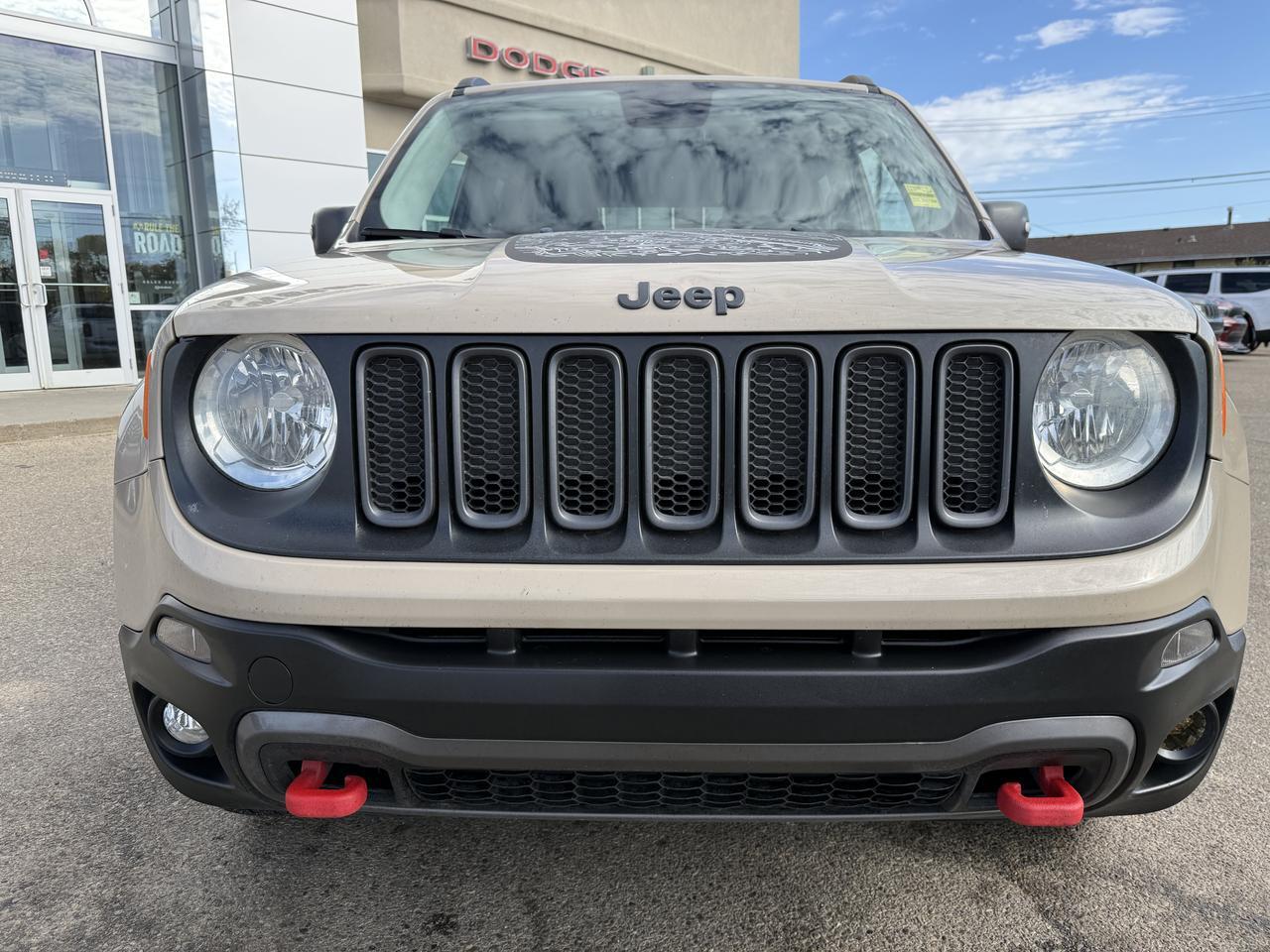 2017 Jeep Renegade Deserthawk 4WD | Mojave Sand | BeatsAudio Premium Sound | Backup Camera | Towing Pkg | Keyless Entry Redwater AB