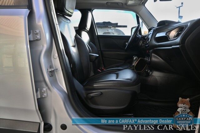 2017 Jeep Renegade Limited / 4X4 / AutoStart / Power & Heated Leather Seats / Heated Steering Wheel / Dual Sunroof's / Navigation / Bluetooth / Backup Camera / Keyless Entry & Start / Tow Pkg / 29 MPG / Only 34K Miles Anchorage AK 2017 Jeep Renegade Limited / 4X4 / AutoStart / Power & Heated Leather Seats / Heated Steering Wheel / Dual Sunroof's / Navigation / Bluetooth / Backup Camera / Keyless Entry & Start / Tow Pkg / 29 MPG / Only 34K Miles Anchorage AK