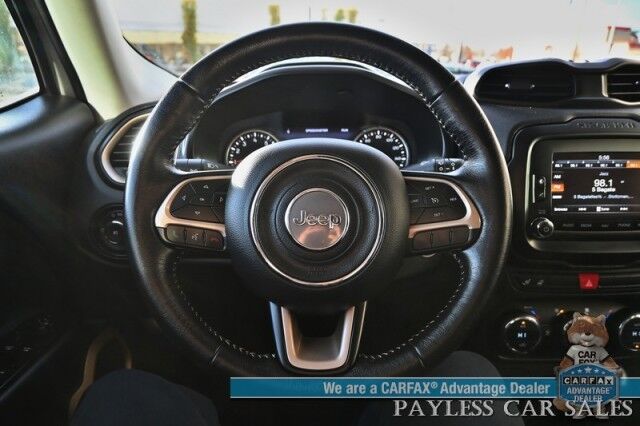 2017 Jeep Renegade Limited / 4X4 / AutoStart / Power & Heated Leather Seats / Heated Steering Wheel / Dual Sunroof's / Navigation / Bluetooth / Backup Camera / Keyless Entry & Start / Tow Pkg / 29 MPG / Only 34K Miles Anchorage AK 2017 Jeep Renegade Limited / 4X4 / AutoStart / Power & Heated Leather Seats / Heated Steering Wheel / Dual Sunroof's / Navigation / Bluetooth / Backup Camera / Keyless Entry & Start / Tow Pkg / 29 MPG / Only 34K Miles Anchorage AK