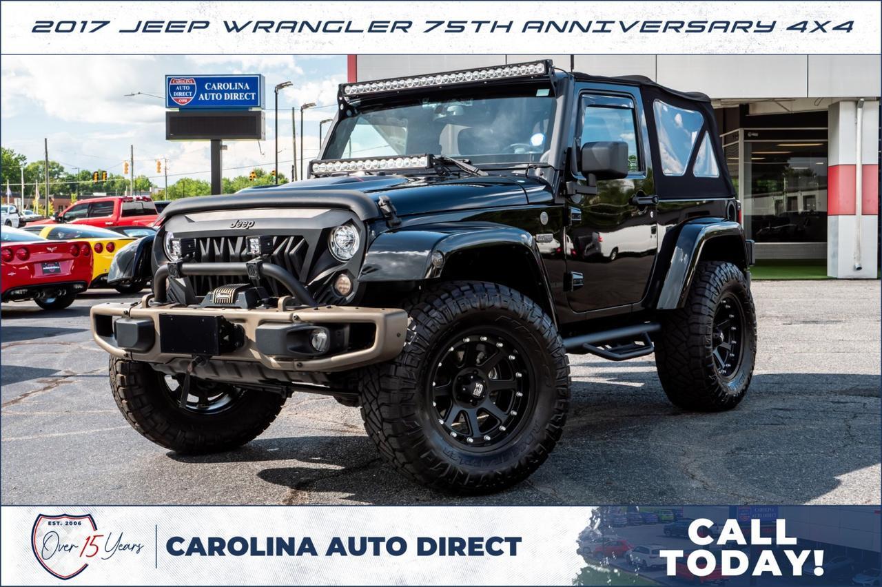 2017 Jeep Wrangler 75th Anniversary 4X4 / UPGRADES / Wheels & Tires! Lincolnton NC