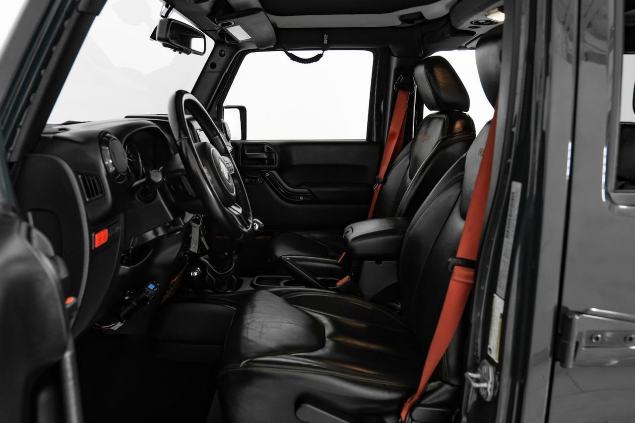 2017 Jeep Wrangler UNLIMITED RUBICON RECON 4WD HARD TOP NAVIGATION LEATHER HEATED SEATS TOW HITCH Carrollton TX