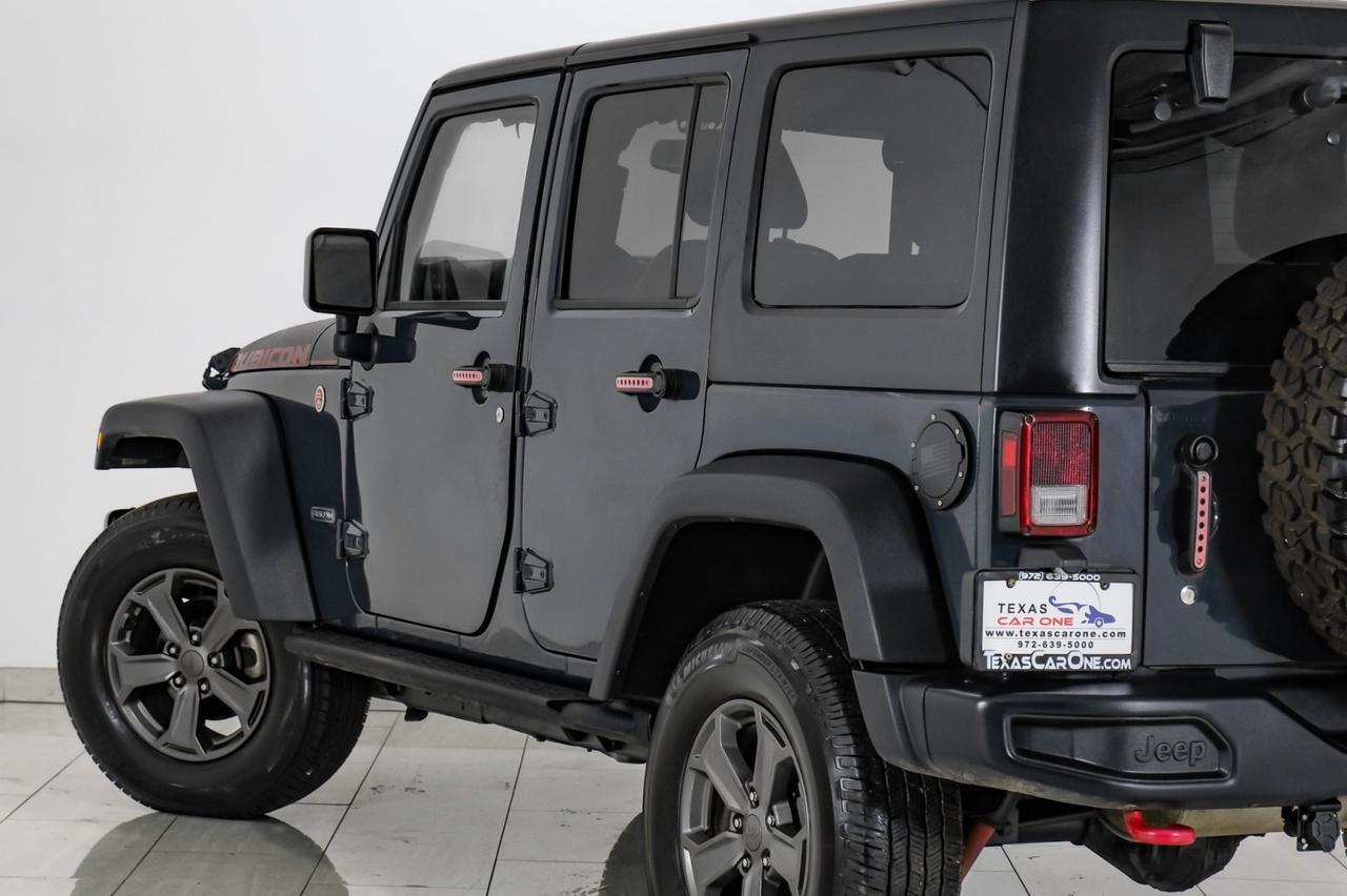 2017 Jeep Wrangler UNLIMITED RUBICON RECON 4WD HARD TOP NAVIGATION LEATHER HEATED SEATS TOW HITCH Carrollton TX