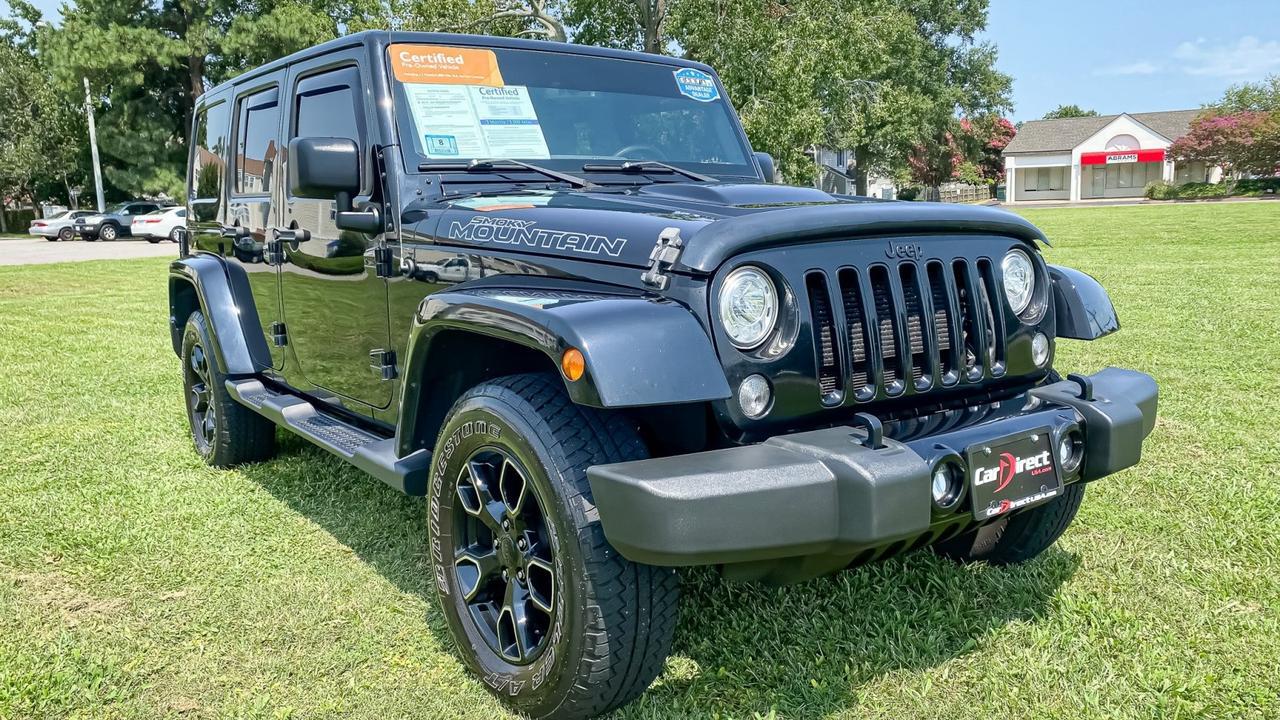 2017 Jeep Wrangler UNLIMITED SMOKY MOUNTAIN 4 DOOR 4X4 HARDTOP