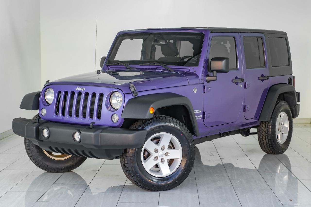 2017 Jeep Wrangler UNLIMITED SPORT 4WD AUTOMATIC HARD TOP CONVERTIBLE CRUISE CONTROL ALLOY WHEELS Carrollton TX