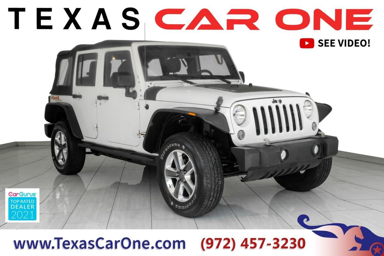 2017 Jeep Wrangler UNLIMITED SPORT 4WD AUTOMATIC SOFT TOP CONVERTIBLE CRUISE CONTRO
