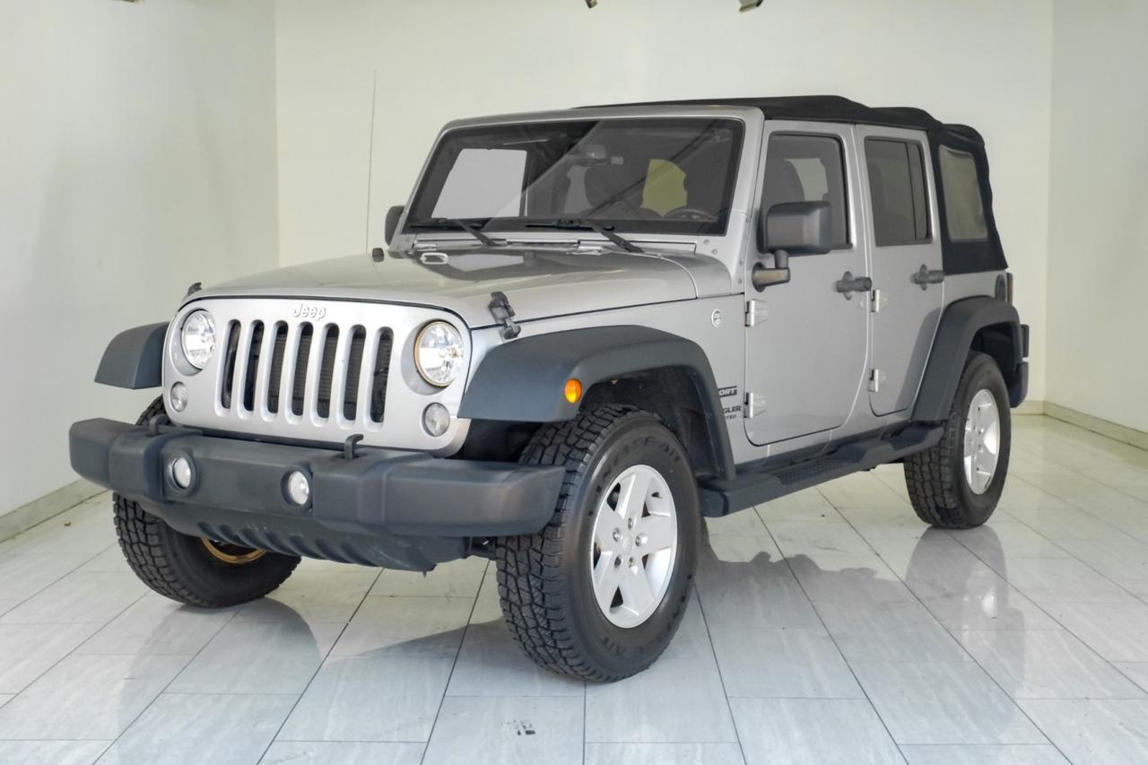 2017 Jeep Wrangler UNLIMITED SPORT 4WD AUTOMATIC SOFT TOP CONVERTIBLE CRUISE CONTRO Carrollton TX