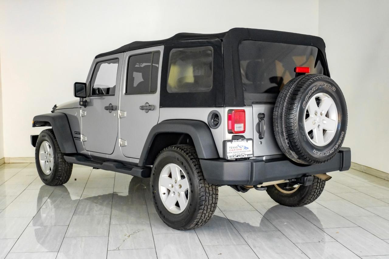 2017 Jeep Wrangler UNLIMITED SPORT 4WD AUTOMATIC SOFT TOP CONVERTIBLE CRUISE CONTRO Carrollton TX