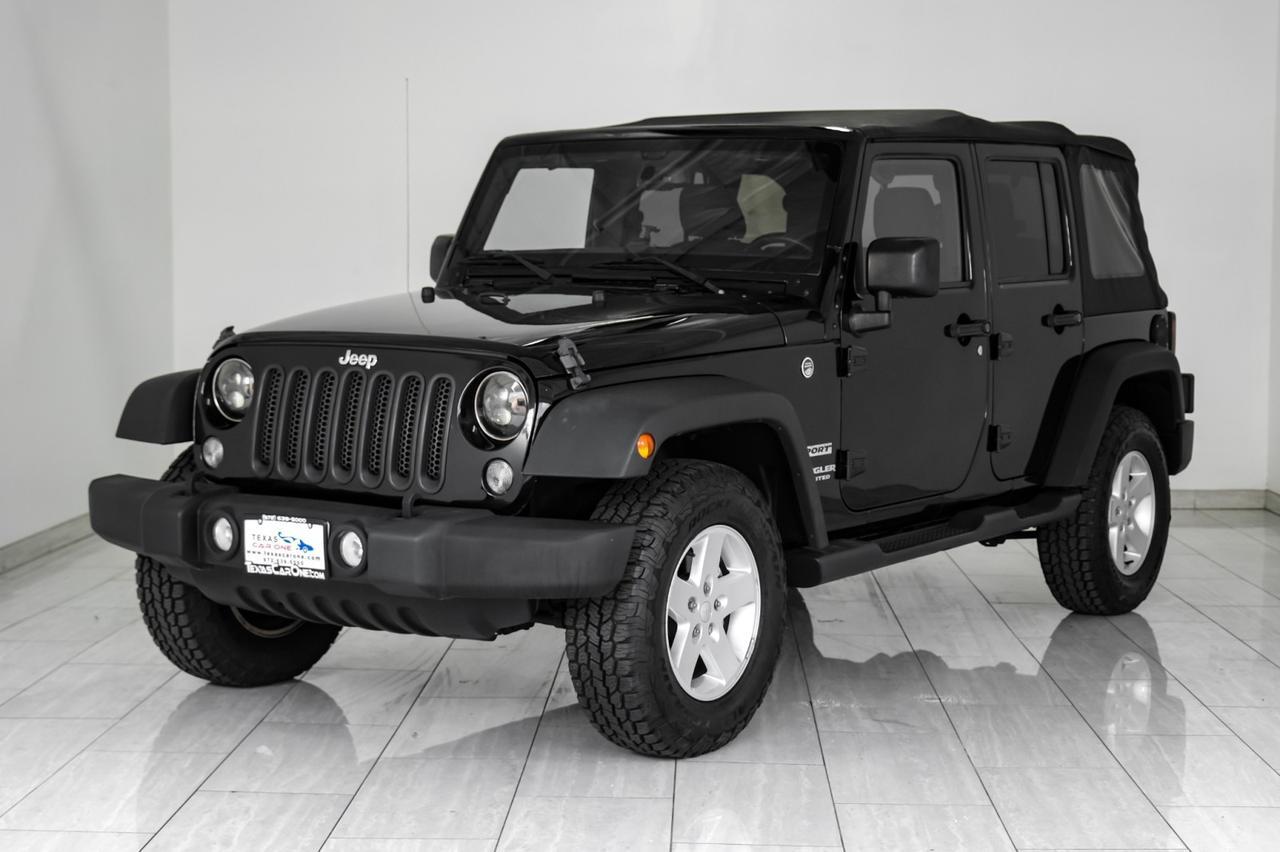 2017 Jeep Wrangler UNLIMITED SPORT 4WD AUTOMATIC SOFT TOP CONVERTIBLE RUNNING BOARD Carrollton TX