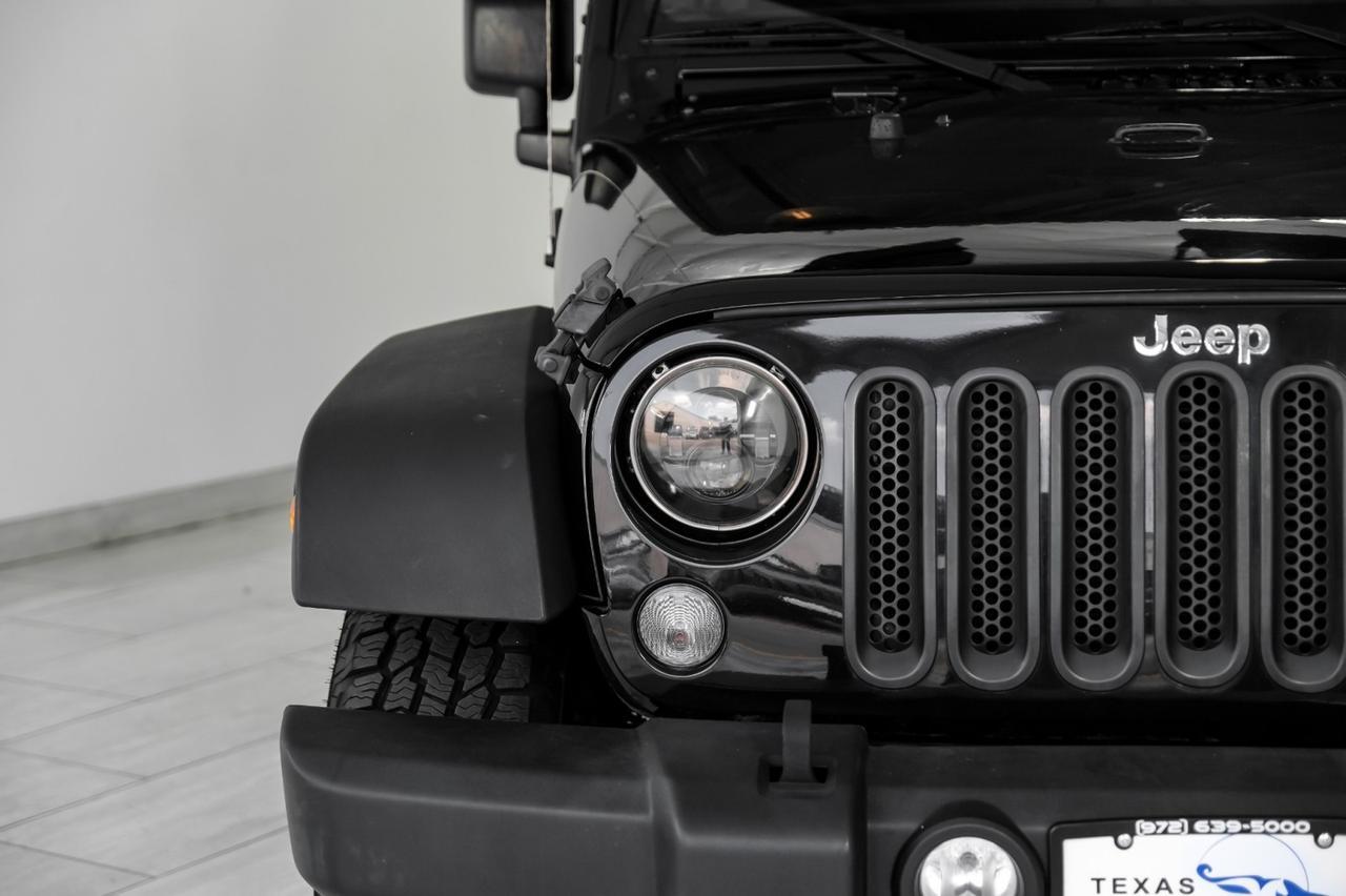2017 Jeep Wrangler UNLIMITED SPORT 4WD AUTOMATIC SOFT TOP CONVERTIBLE RUNNING BOARD Carrollton TX