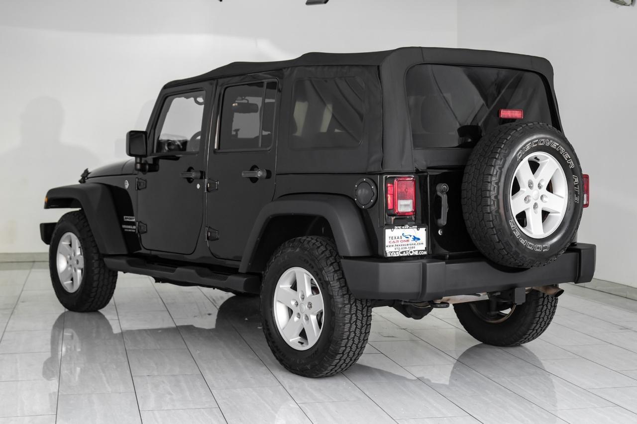 2017 Jeep Wrangler UNLIMITED SPORT 4WD AUTOMATIC SOFT TOP CONVERTIBLE RUNNING BOARD Carrollton TX