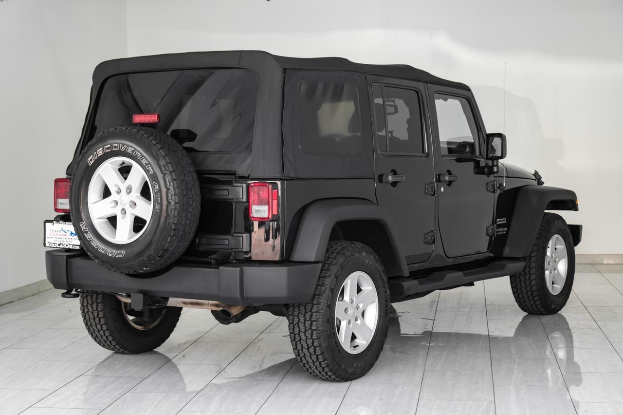2017 Jeep Wrangler UNLIMITED SPORT 4WD AUTOMATIC SOFT TOP CONVERTIBLE RUNNING BOARD Carrollton TX