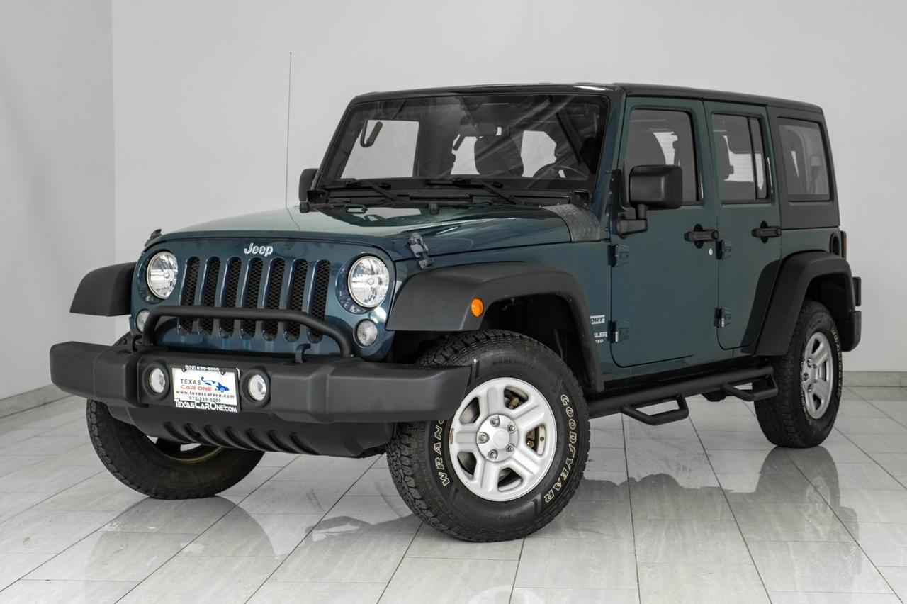 2017 Jeep Wrangler UNLIMITED SPORT 4WD HARD TOP CONVERTIBLE CRUISE CONTROL TOW HITCH Carrollton TX