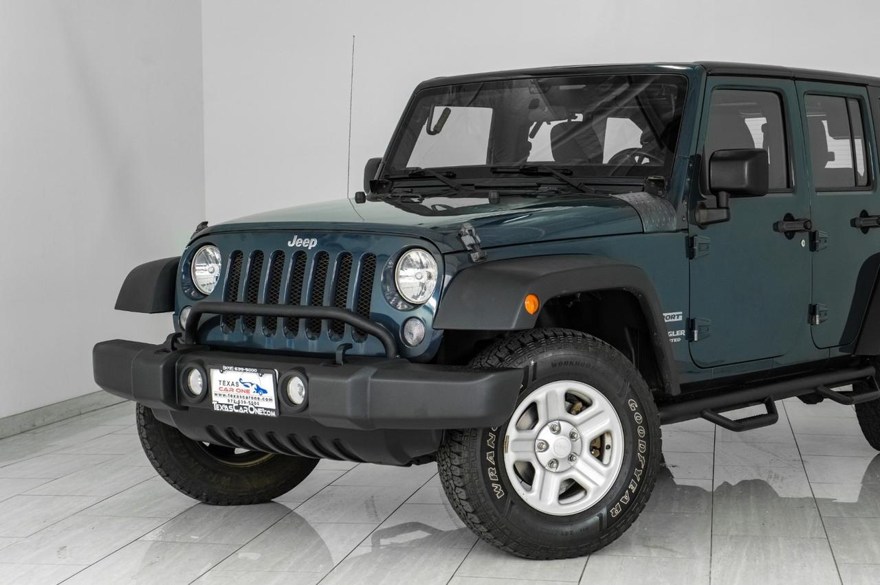 2017 Jeep Wrangler UNLIMITED SPORT 4WD HARD TOP CONVERTIBLE CRUISE CONTROL TOW HITCH Carrollton TX