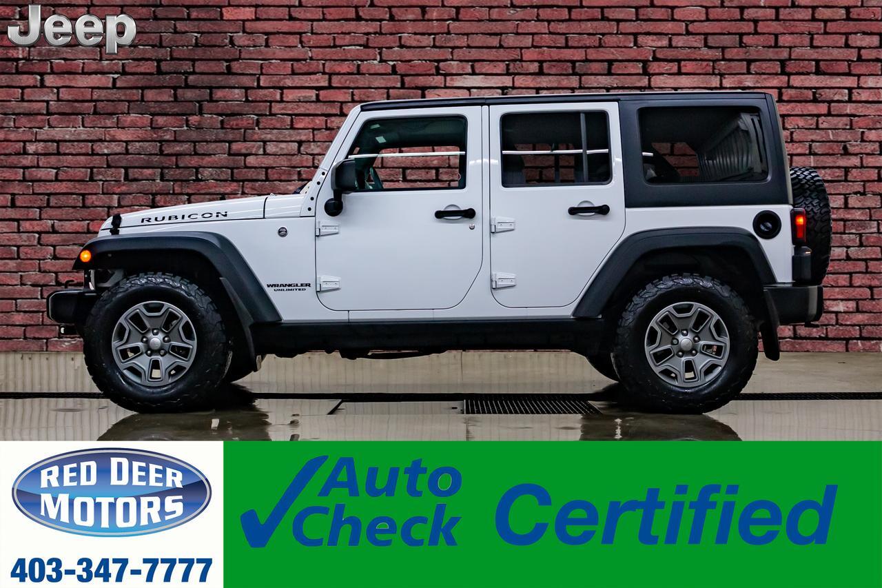 2017 Jeep Wrangler Unlimited 4x4 Rubicon Manual Leather Nav