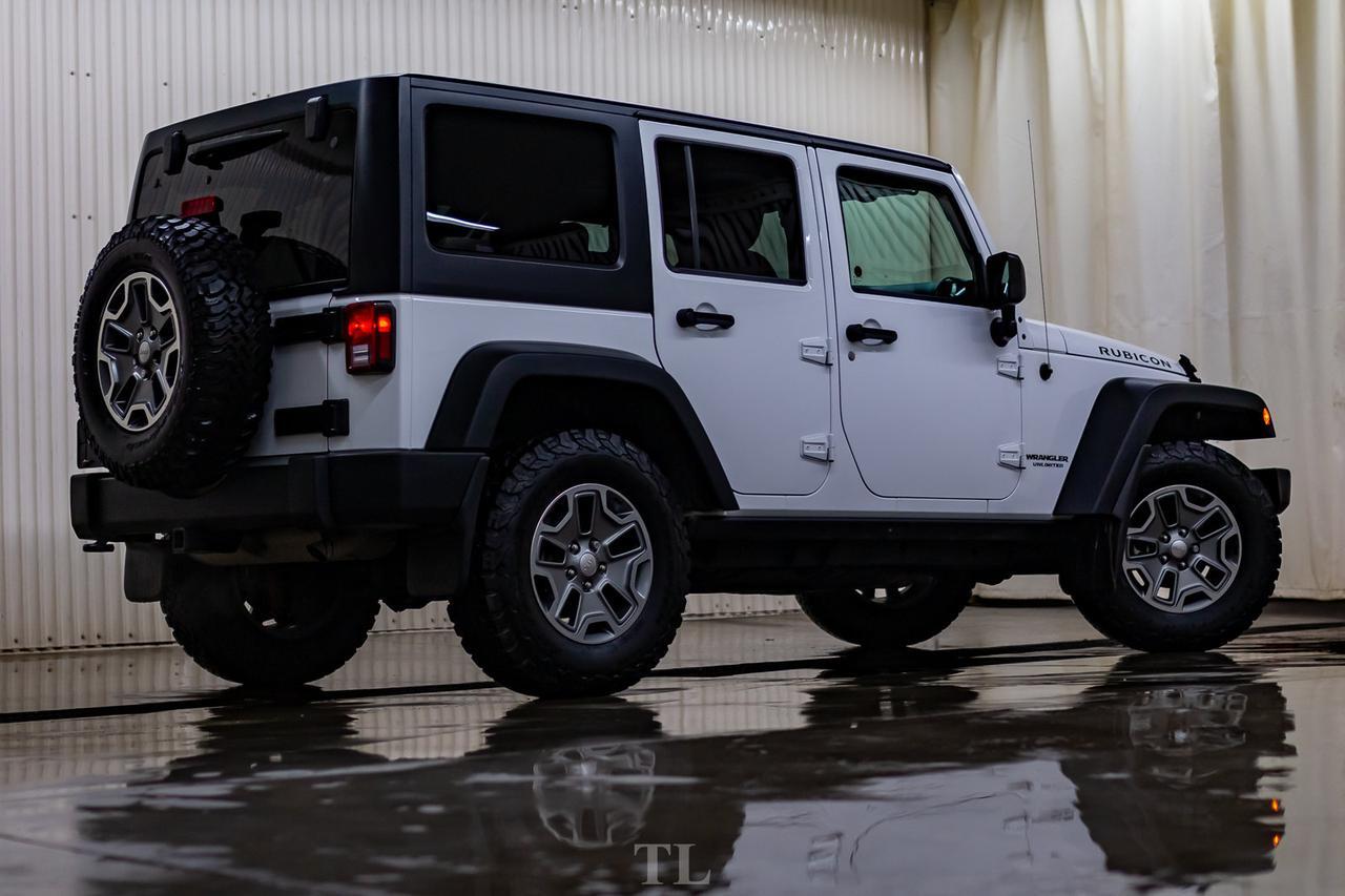 2017 Jeep Wrangler Unlimited 4x4 Rubicon Manual Leather Nav Red Deer AB