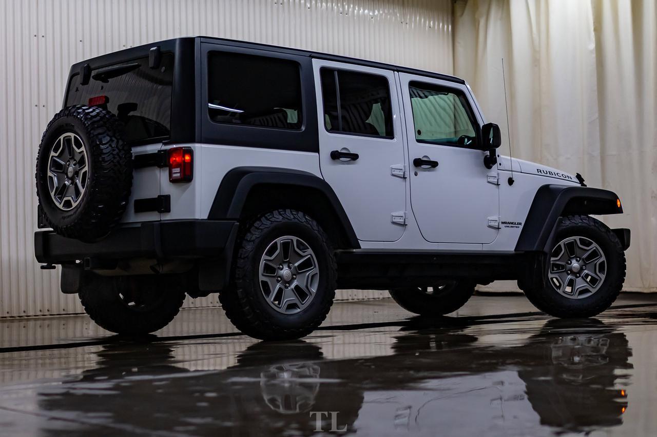 2017 Jeep Wrangler Unlimited 4x4 Rubicon Manual Leather Nav Red Deer AB