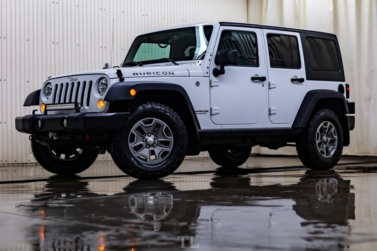 2017 Jeep Wrangler Unlimited 4x4 Rubicon Manual Leather Nav Red Deer AB