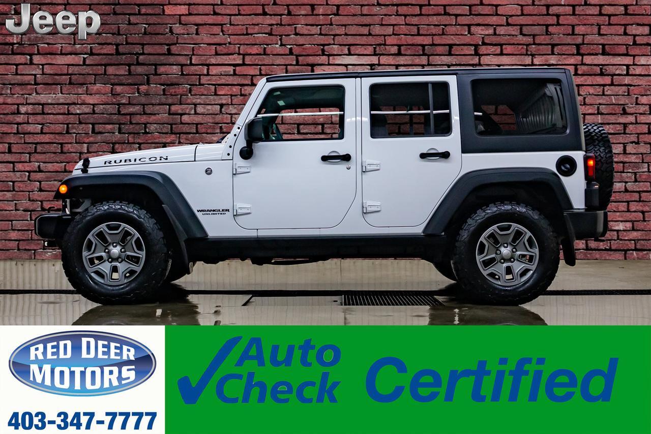 2017 Jeep Wrangler Unlimited 4x4 Rubicon Manual Leather Nav
