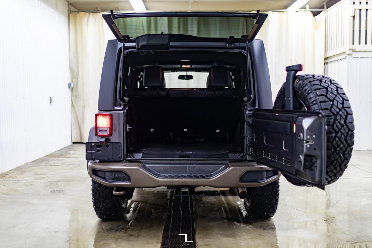 2017 Jeep Wrangler Unlimited 4x4 Sahara 75th Anniversary Leather Nav Red Deer AB