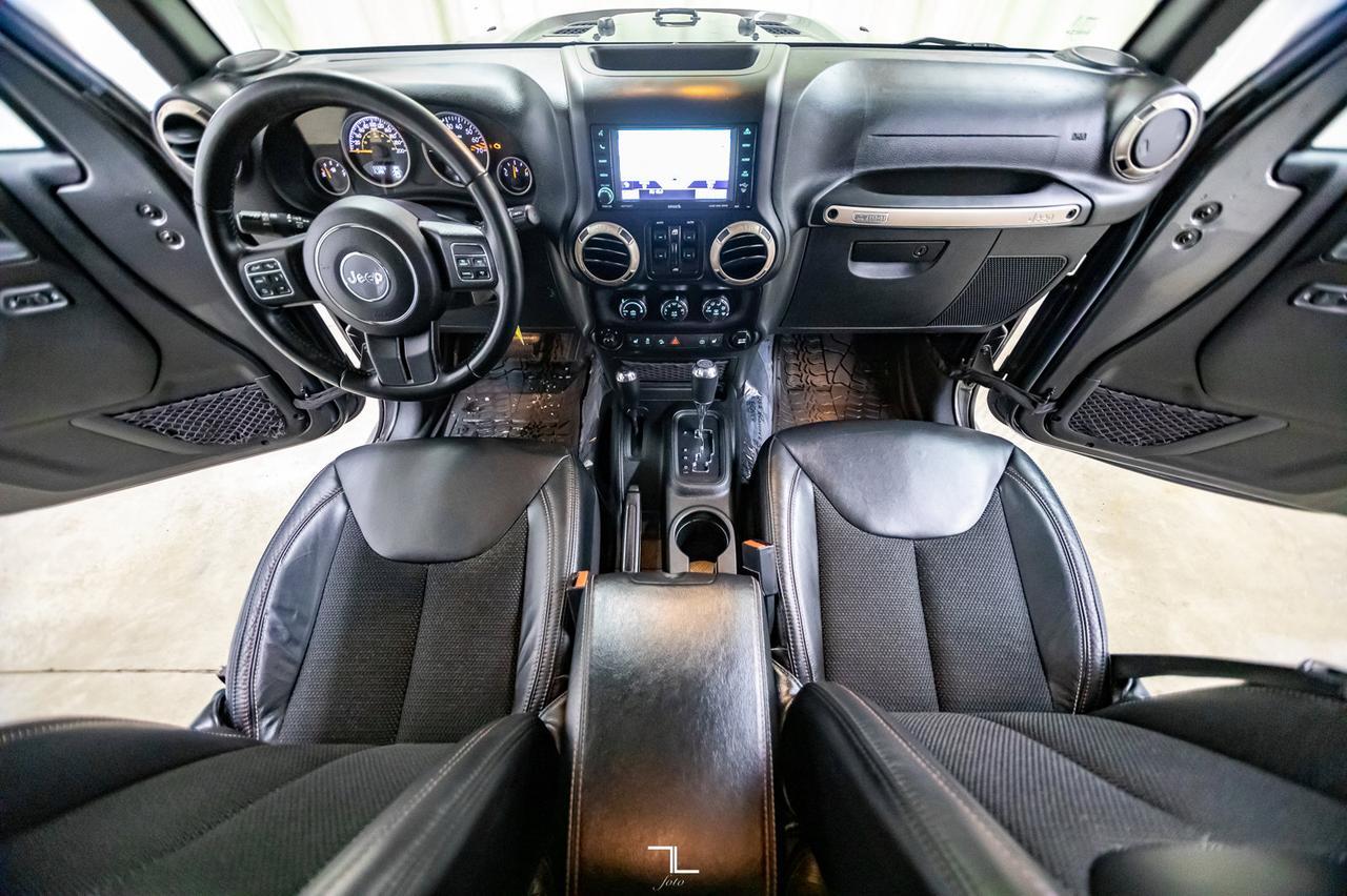 2017 Jeep Wrangler Unlimited 4x4 Sahara 75th Anniversary Leather Nav Red Deer AB