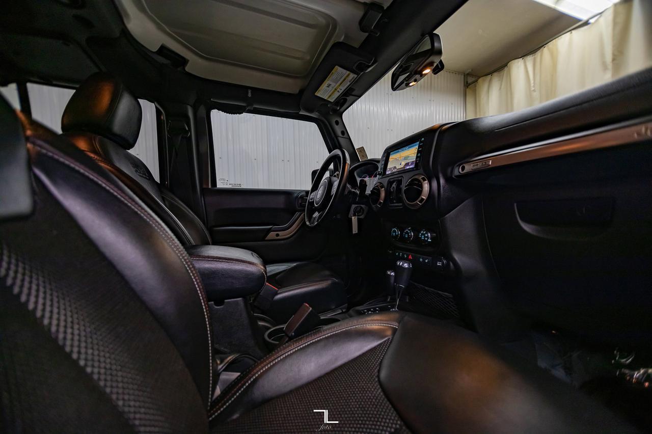 2017 Jeep Wrangler Unlimited 4x4 Sahara 75th Anniversary Leather Nav Red Deer AB