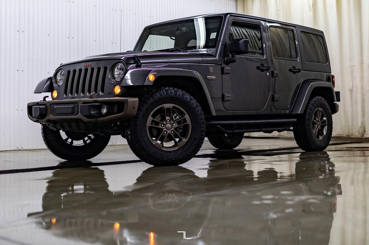 2017 Jeep Wrangler Unlimited 4x4 Sahara 75th Anniversary Leather Nav Red Deer AB