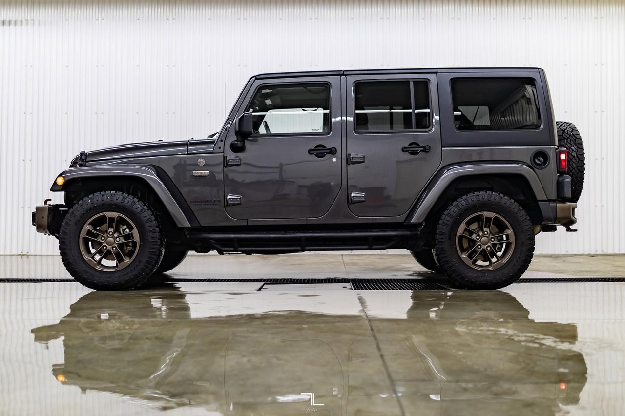 2017 Jeep Wrangler Unlimited 4x4 Sahara 75th Anniversary Leather Nav Red Deer AB