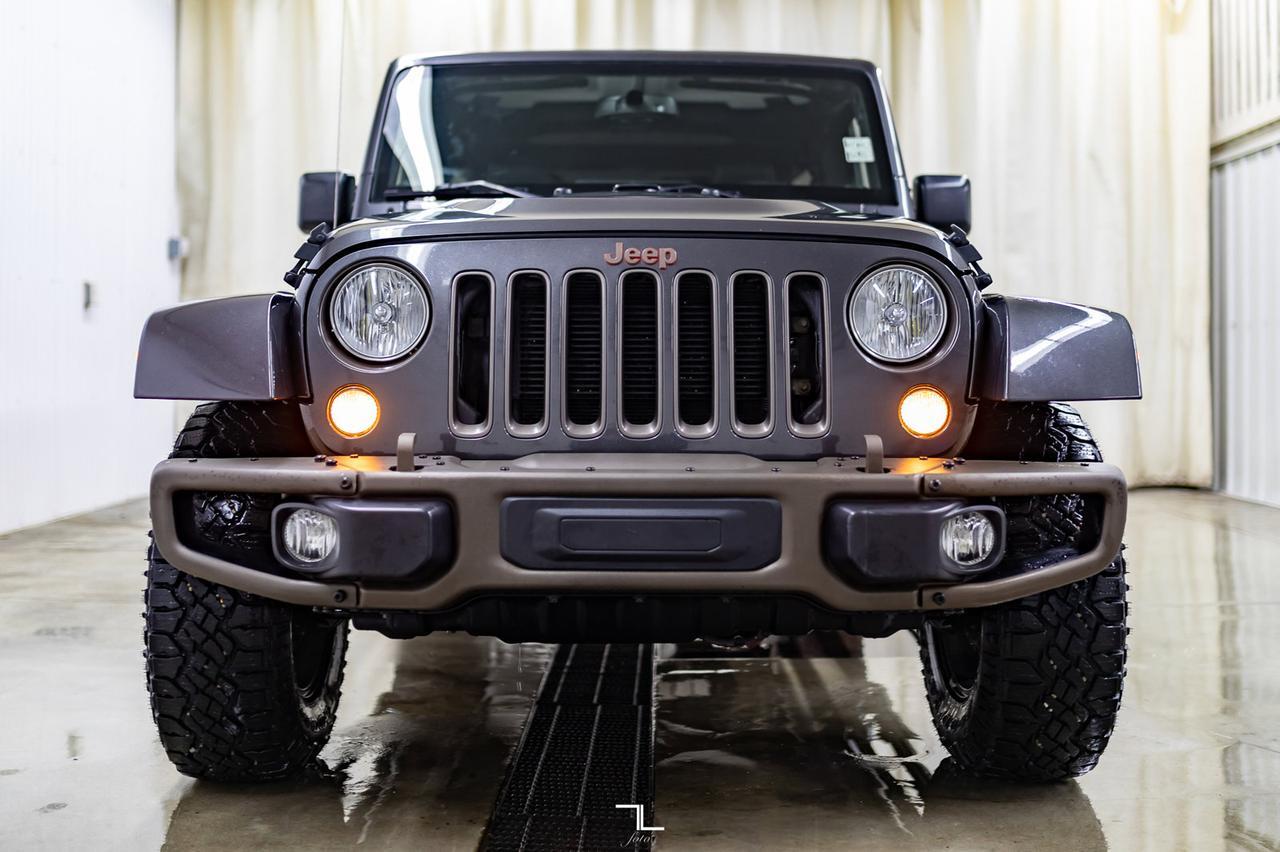 2017 Jeep Wrangler Unlimited 4x4 Sahara 75th Anniversary Leather Nav Red Deer AB