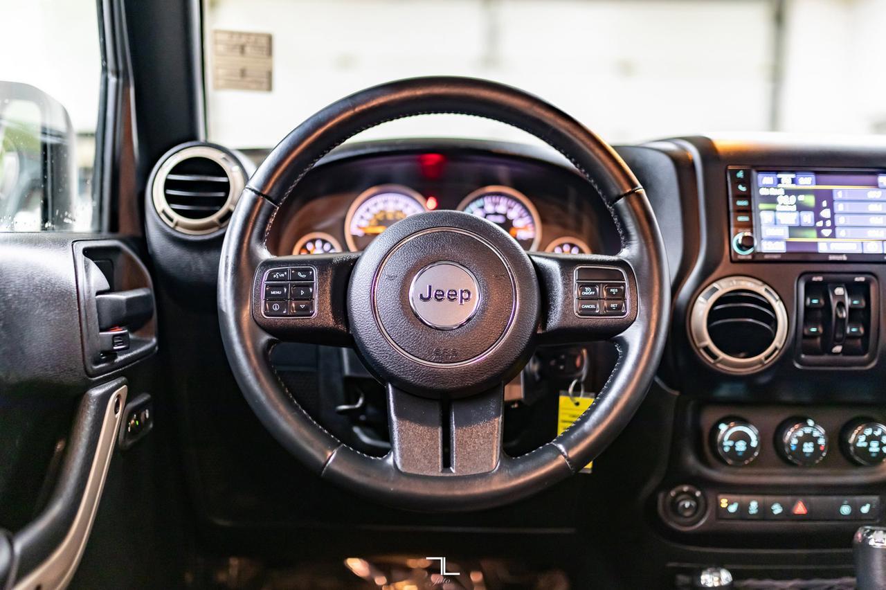 2017 Jeep Wrangler Unlimited 4x4 Sahara 75th Anniversary Leather Nav Red Deer AB