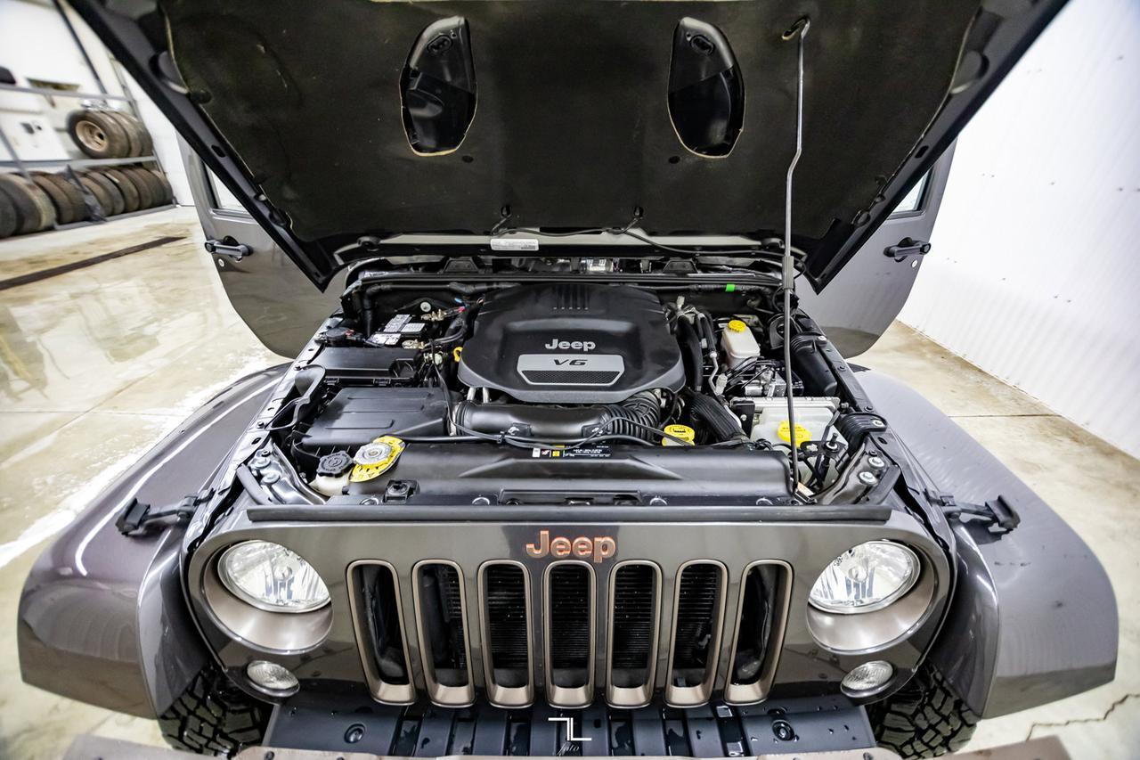 2017 Jeep Wrangler Unlimited 4x4 Sahara 75th Anniversary Leather Nav Red Deer AB