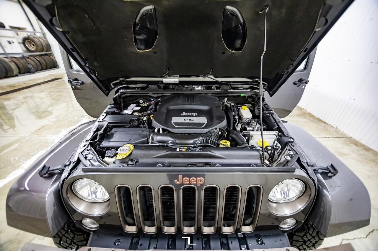 2017 Jeep Wrangler Unlimited 4x4 Sahara 75th Anniversary Leather Nav Red Deer AB