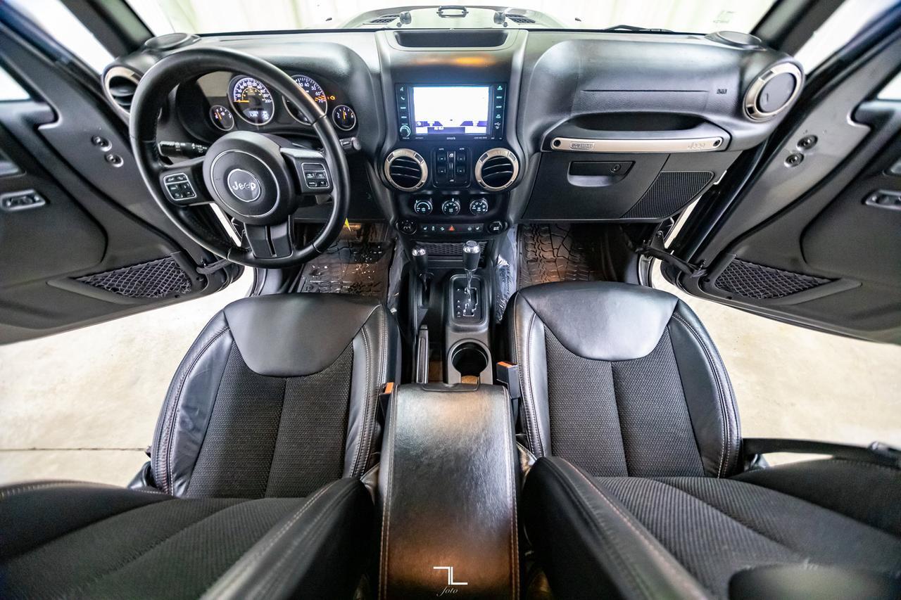 2017 Jeep Wrangler Unlimited 4x4 Sahara 75th Anniversary Leather Nav Red Deer AB