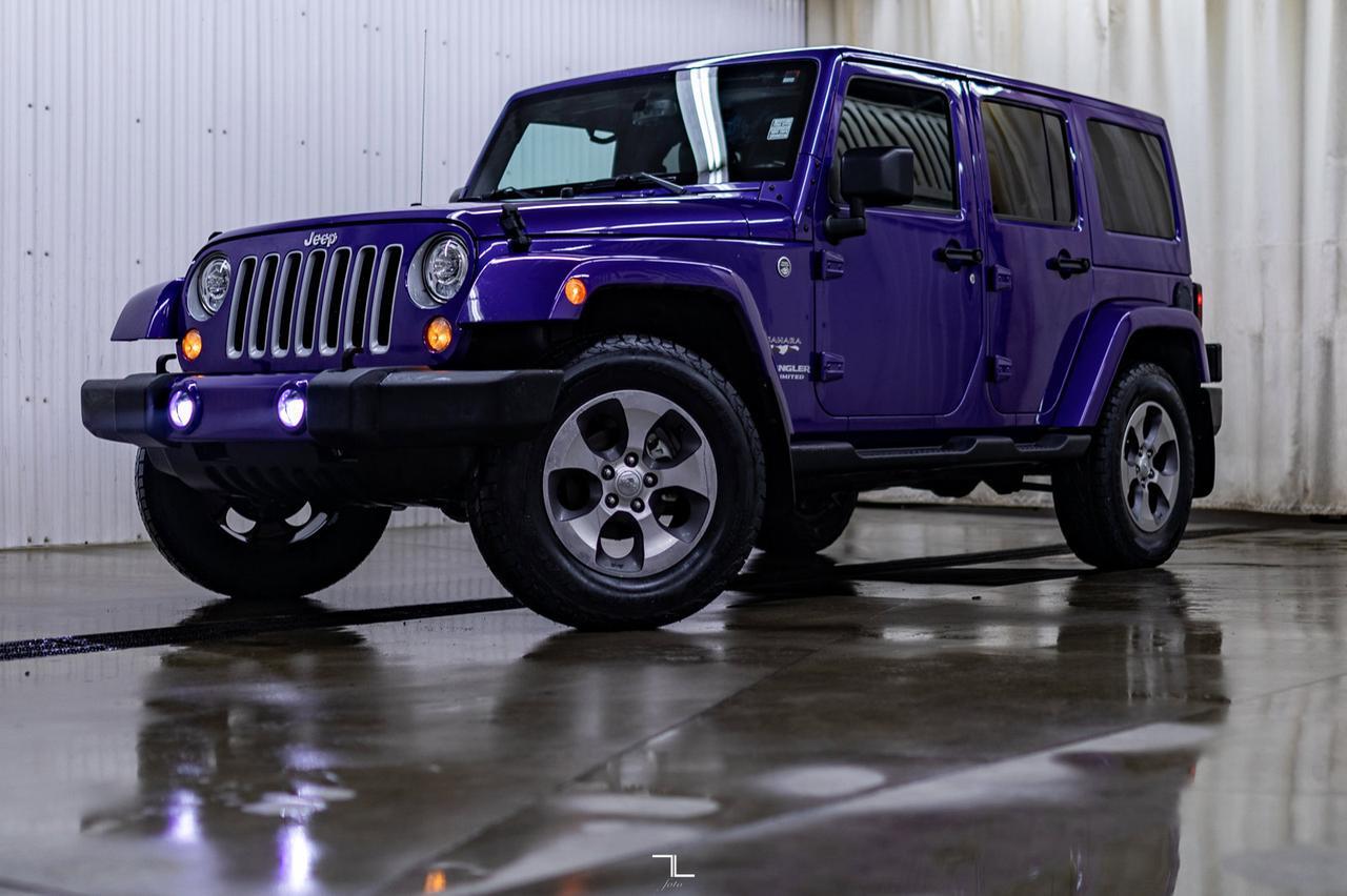 2017 Jeep Wrangler Unlimited 4x4 Sahara Leather Nav Red Deer AB