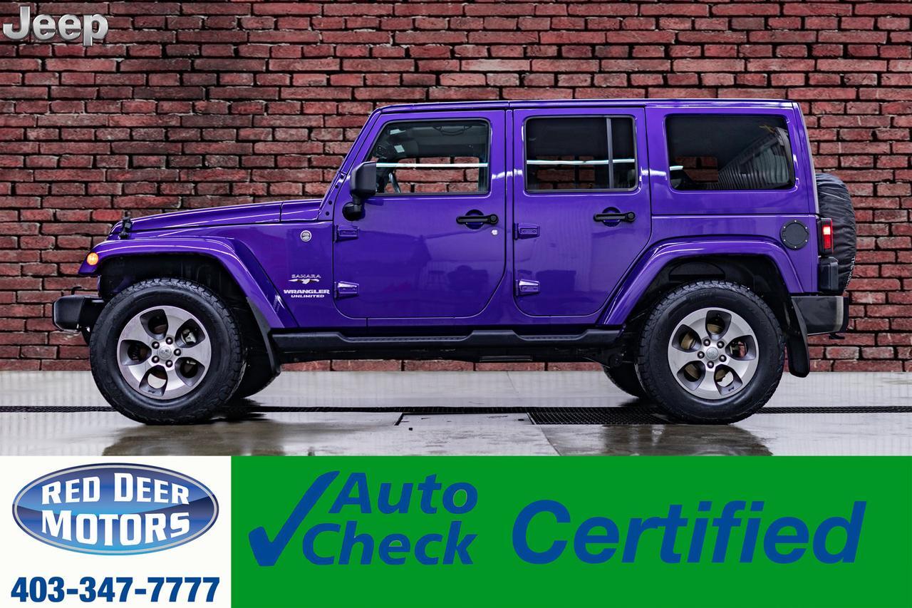 2017 Jeep Wrangler Unlimited 4x4 Sahara Leather Nav