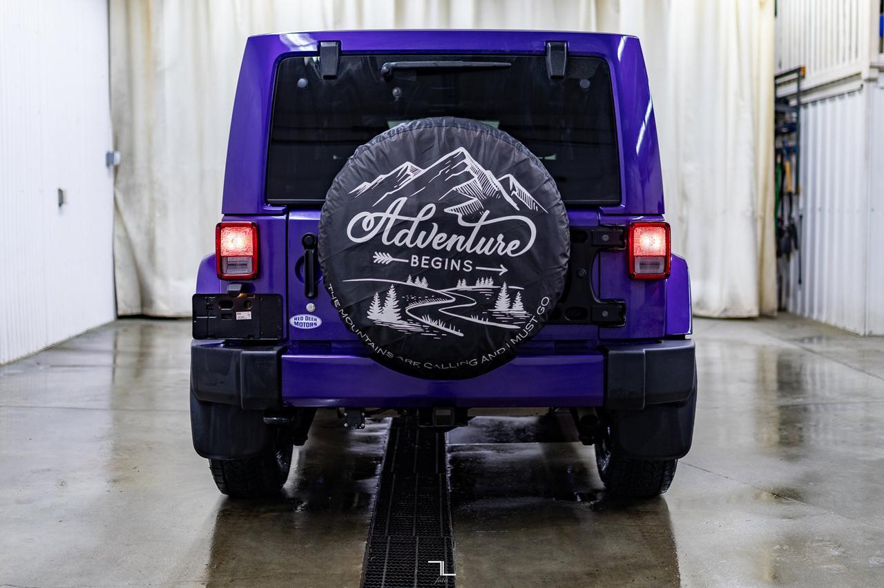 2017 Jeep Wrangler Unlimited 4x4 Sahara Leather Nav Red Deer AB