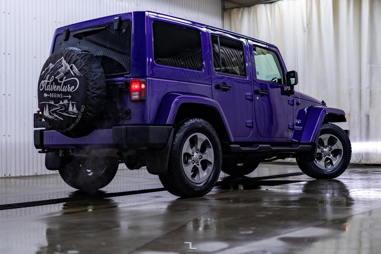 2017 Jeep Wrangler Unlimited 4x4 Sahara Leather Nav Red Deer AB