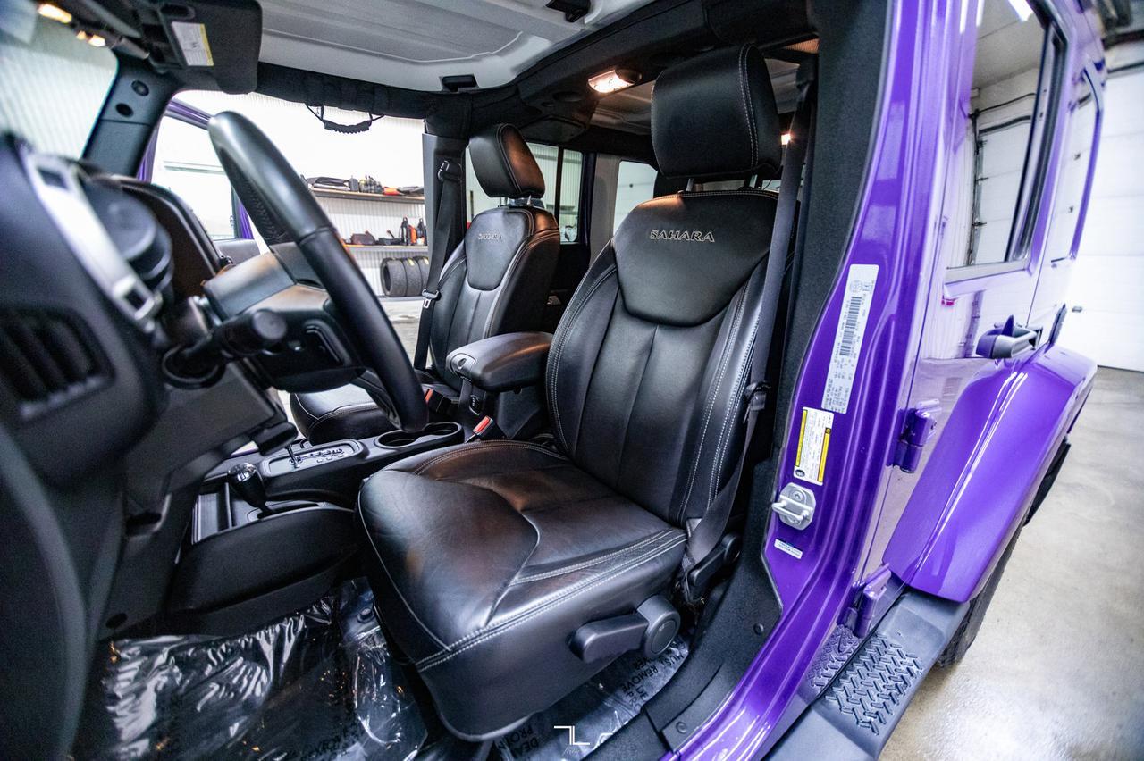 2017 Jeep Wrangler Unlimited 4x4 Sahara Leather Nav Red Deer AB