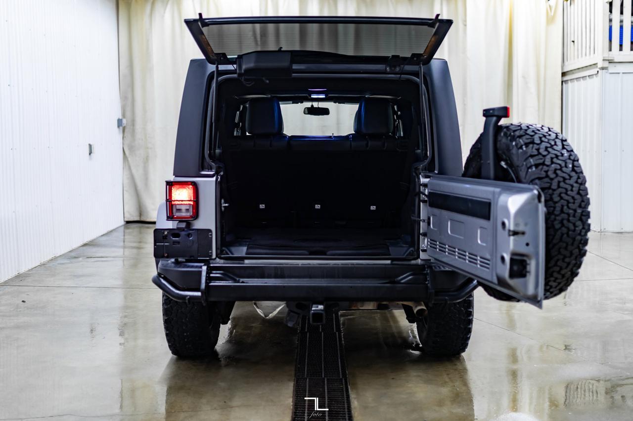 2017 Jeep Wrangler Unlimited 4x4 Sahara Winter Edition Leather Manual Red Deer AB