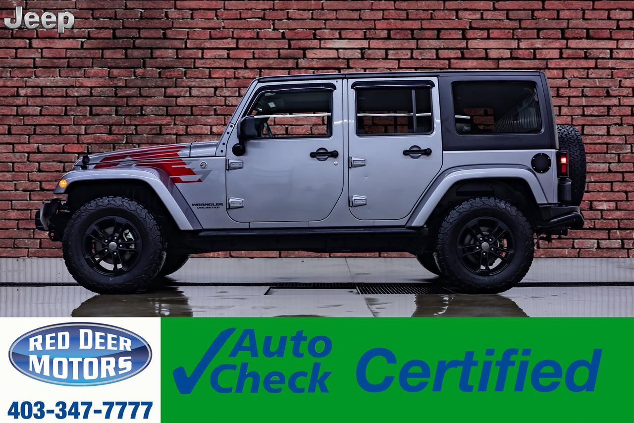 2017 Jeep Wrangler Unlimited 4x4 Sahara Winter Edition Leather Manual