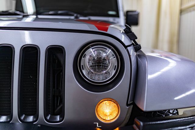 2017 Jeep Wrangler Unlimited 4x4 Sahara Winter Edition Leather Manual Red Deer AB