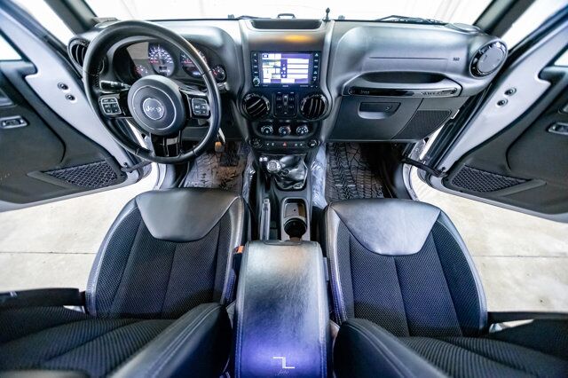 2017 Jeep Wrangler Unlimited 4x4 Sahara Winter Edition Leather Manual Red Deer AB