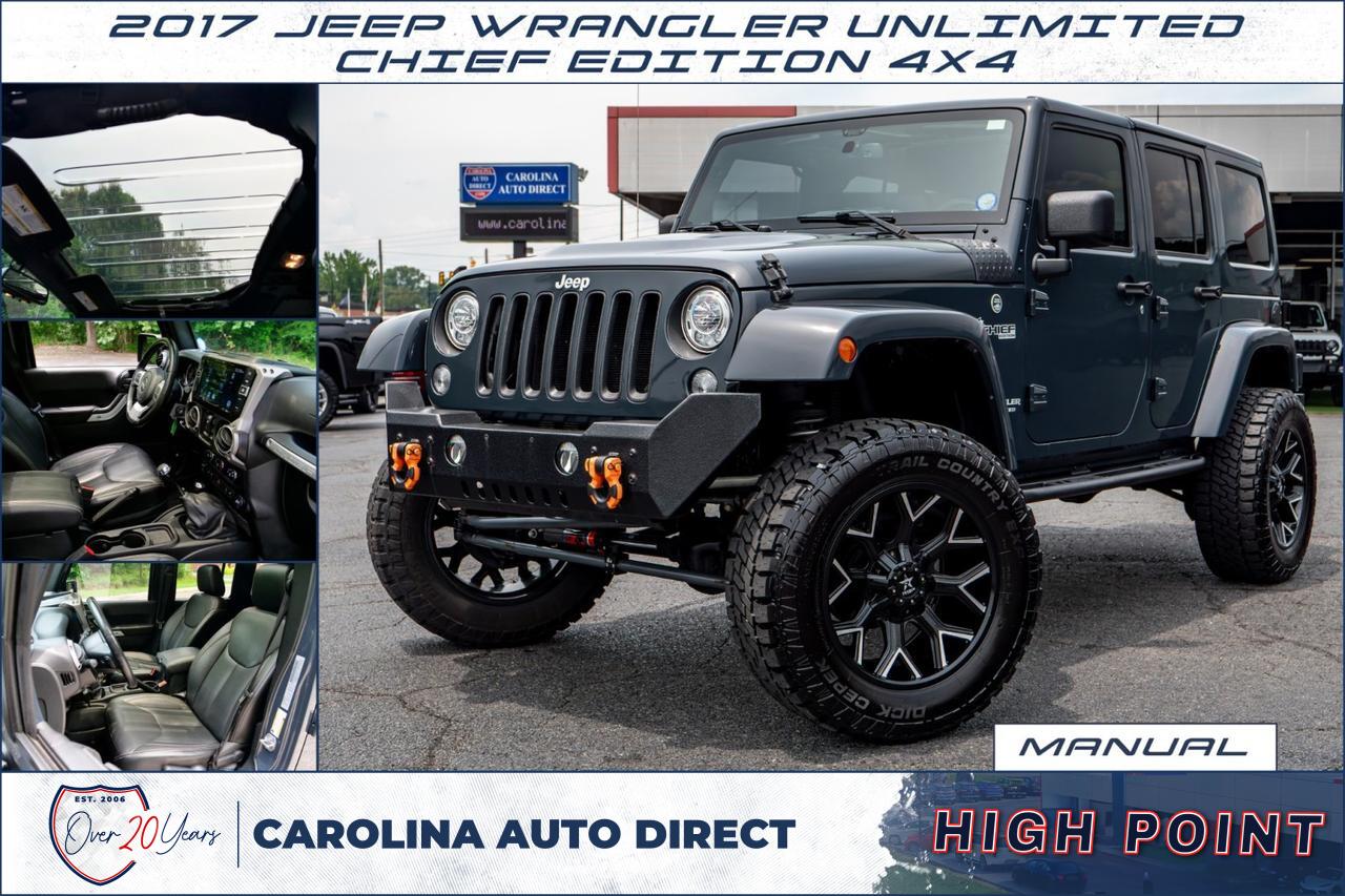 2017 Jeep Wrangler Unlimited Chief Edition 4X4 / MAJOR UPGRADES / Leather Seats!