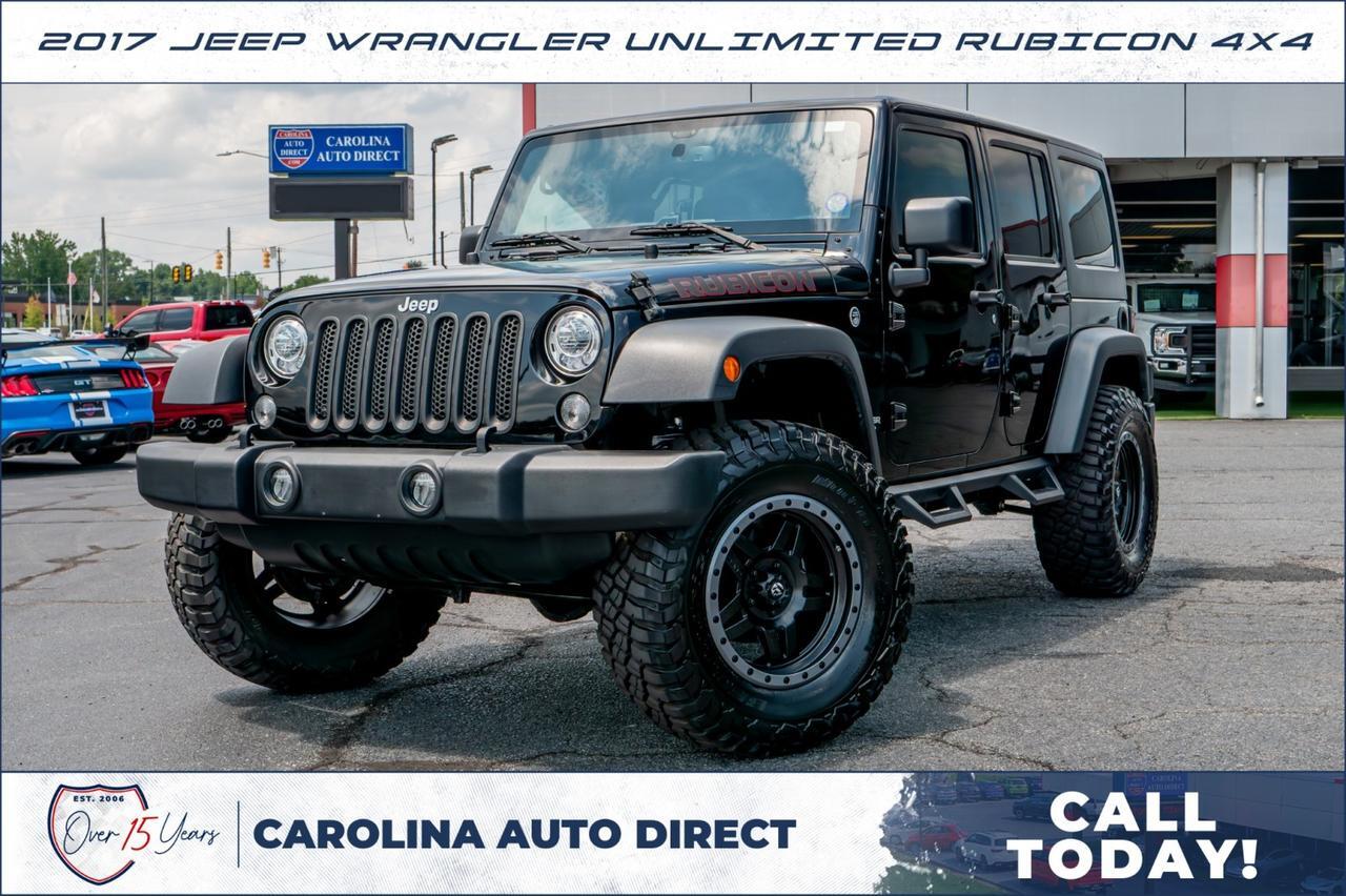 2017 Jeep Wrangler Unlimited Rubicon 4X4 / Wheels & Tires / Leather Seats! Lincolnton NC