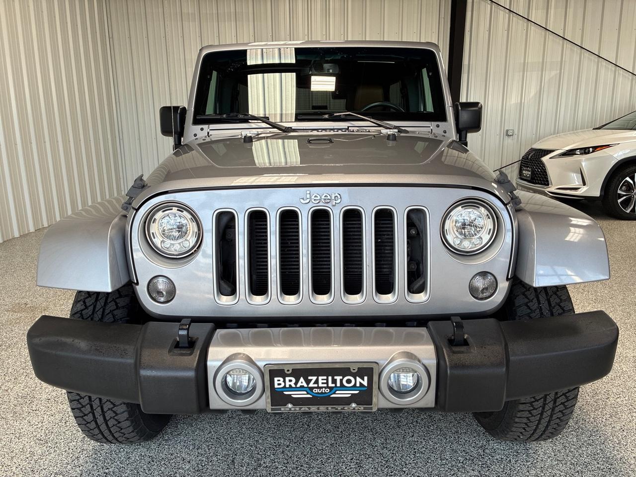 2017 Jeep Wrangler Unlimited Sahara, Leather, Heated Seats, Navigation, Side Airbags Houston TX