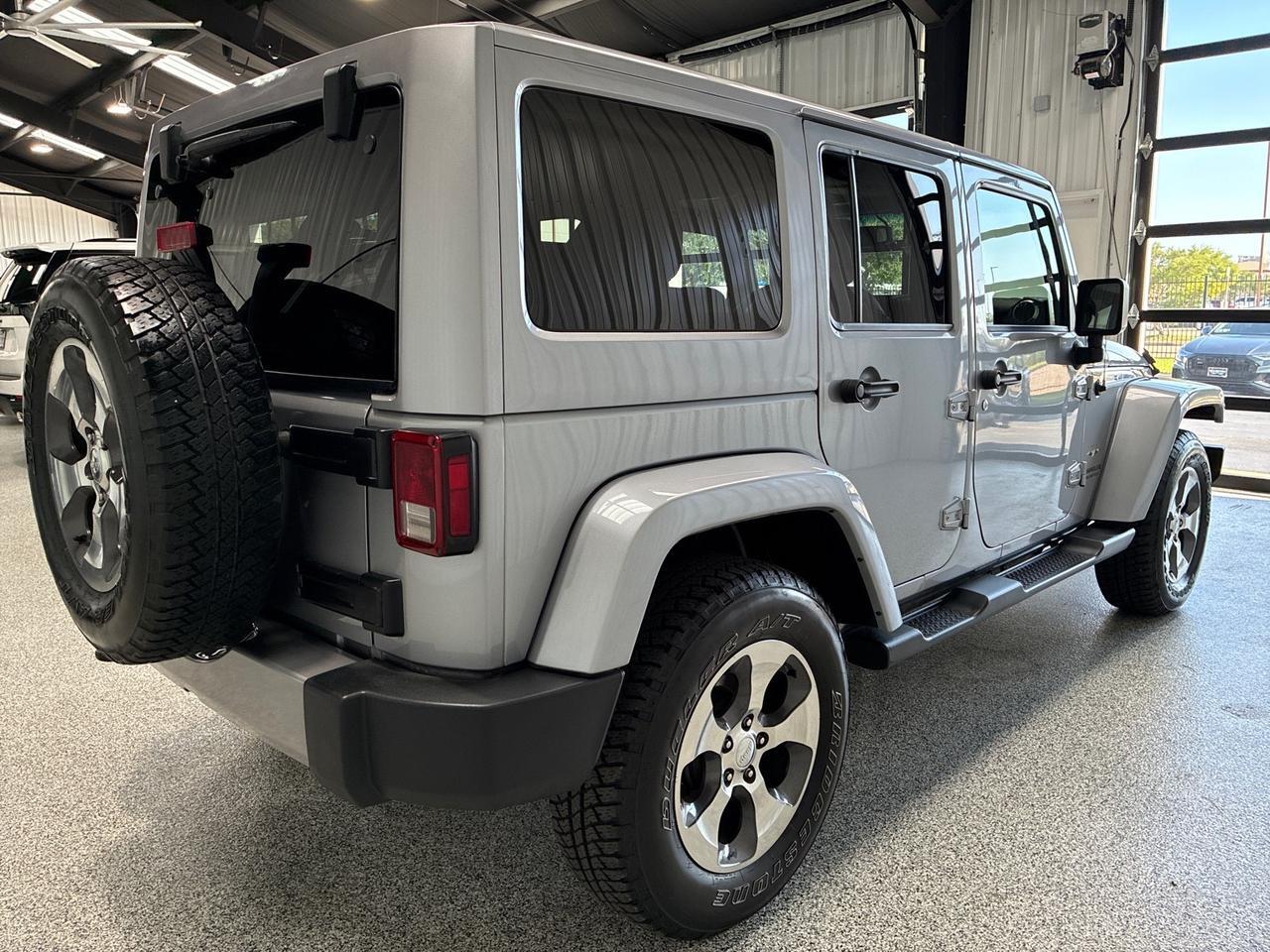 2017 Jeep Wrangler Unlimited Sahara, Leather, Heated Seats, Navigation, Side Airbags Houston TX