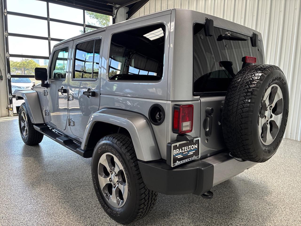 2017 Jeep Wrangler Unlimited Sahara, Leather, Heated Seats, Navigation, Side Airbags Houston TX