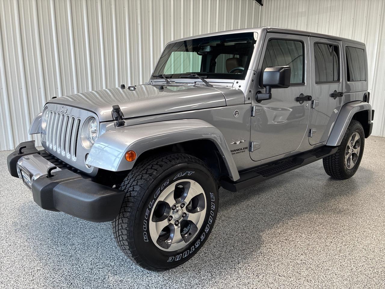 2017 Jeep Wrangler Unlimited Sahara, Leather, Heated Seats, Navigation, Side Airbags Houston TX